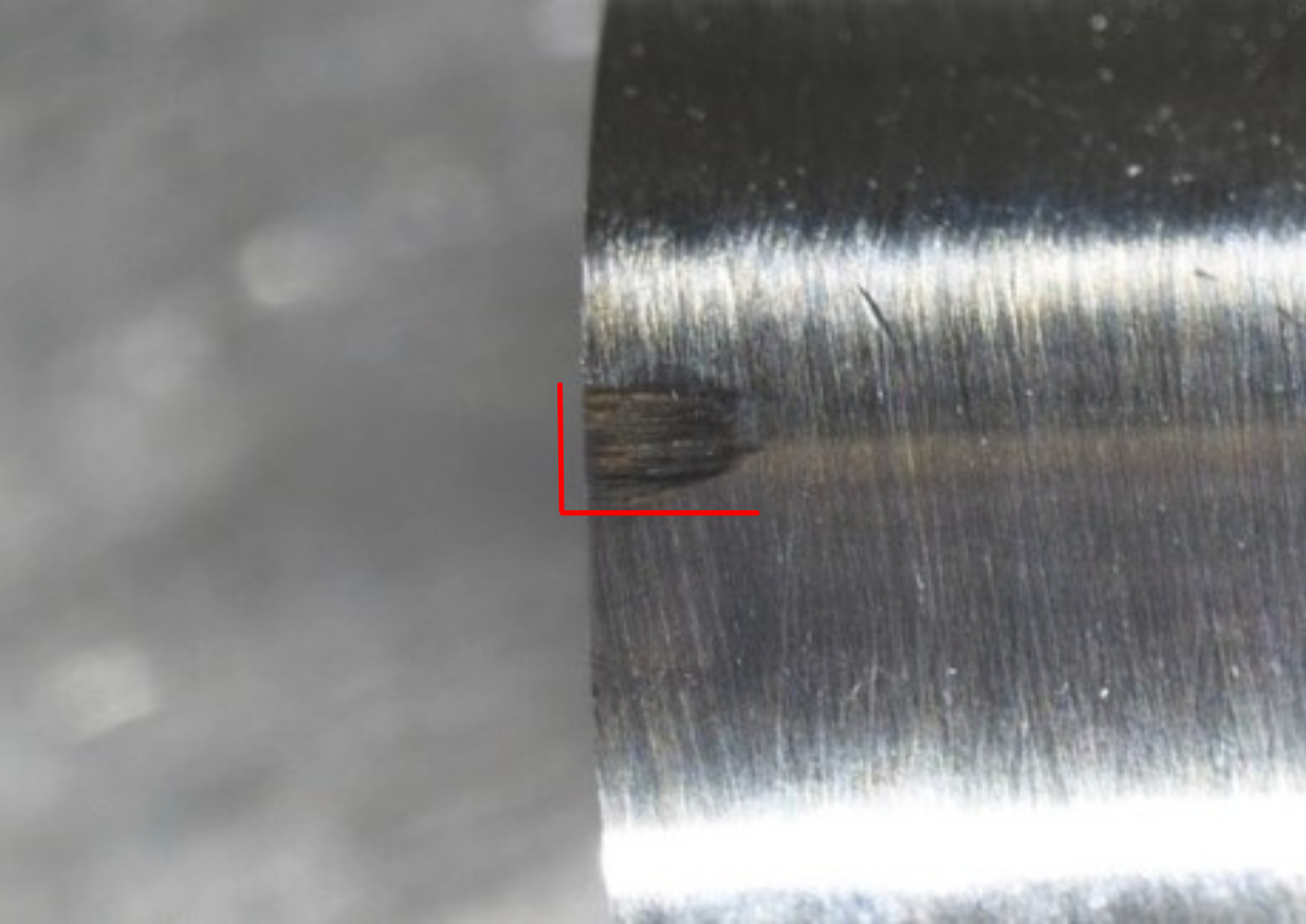 Original microscopy of the Duravi-treated bearing test sample