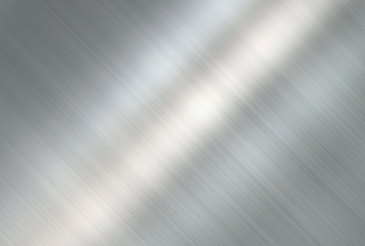 Brushed metal surface